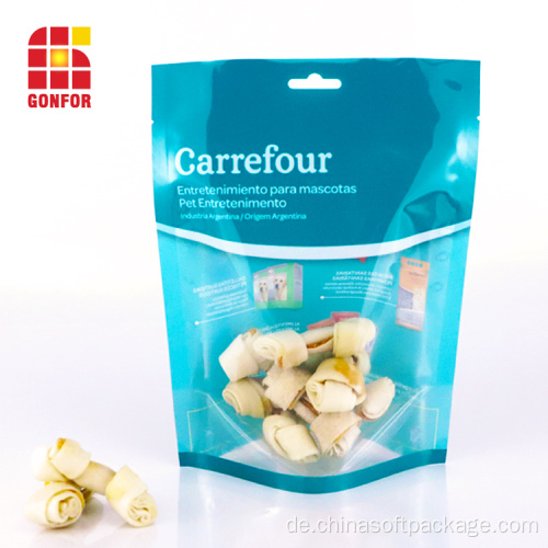 Carrefour Dog Treat Bag mit klarem Fenster